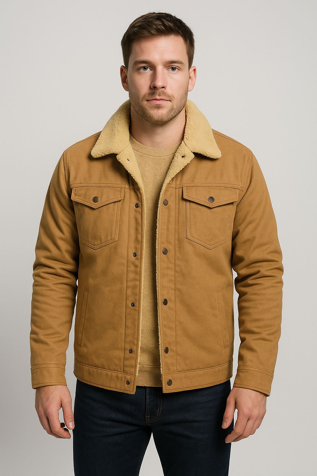 Bomber Sherpa Jacke für Herren