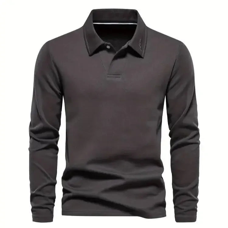Klassischer Polo-Strickpullover für Herren
