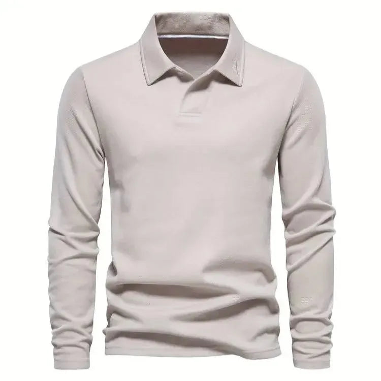 Klassischer Polo-Strickpullover für Herren
