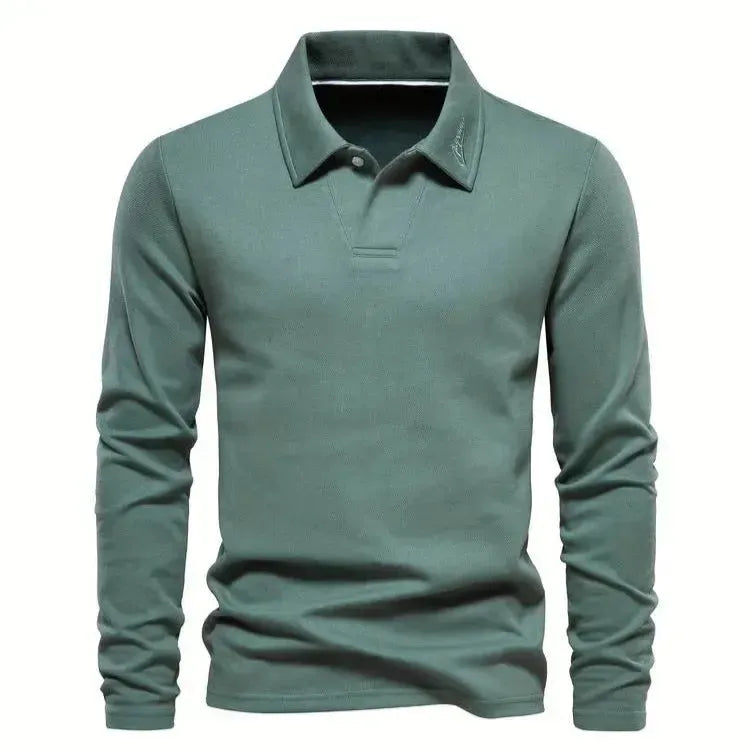 Klassischer Polo-Strickpullover für Herren