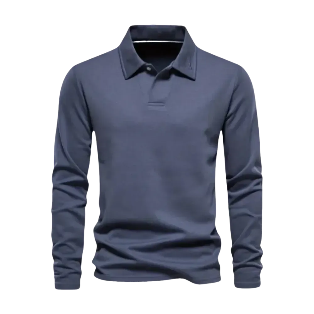 Klassischer Polo-Strickpullover für Herren
