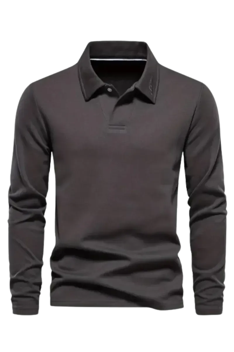 Klassischer Polo-Strickpullover für Herren