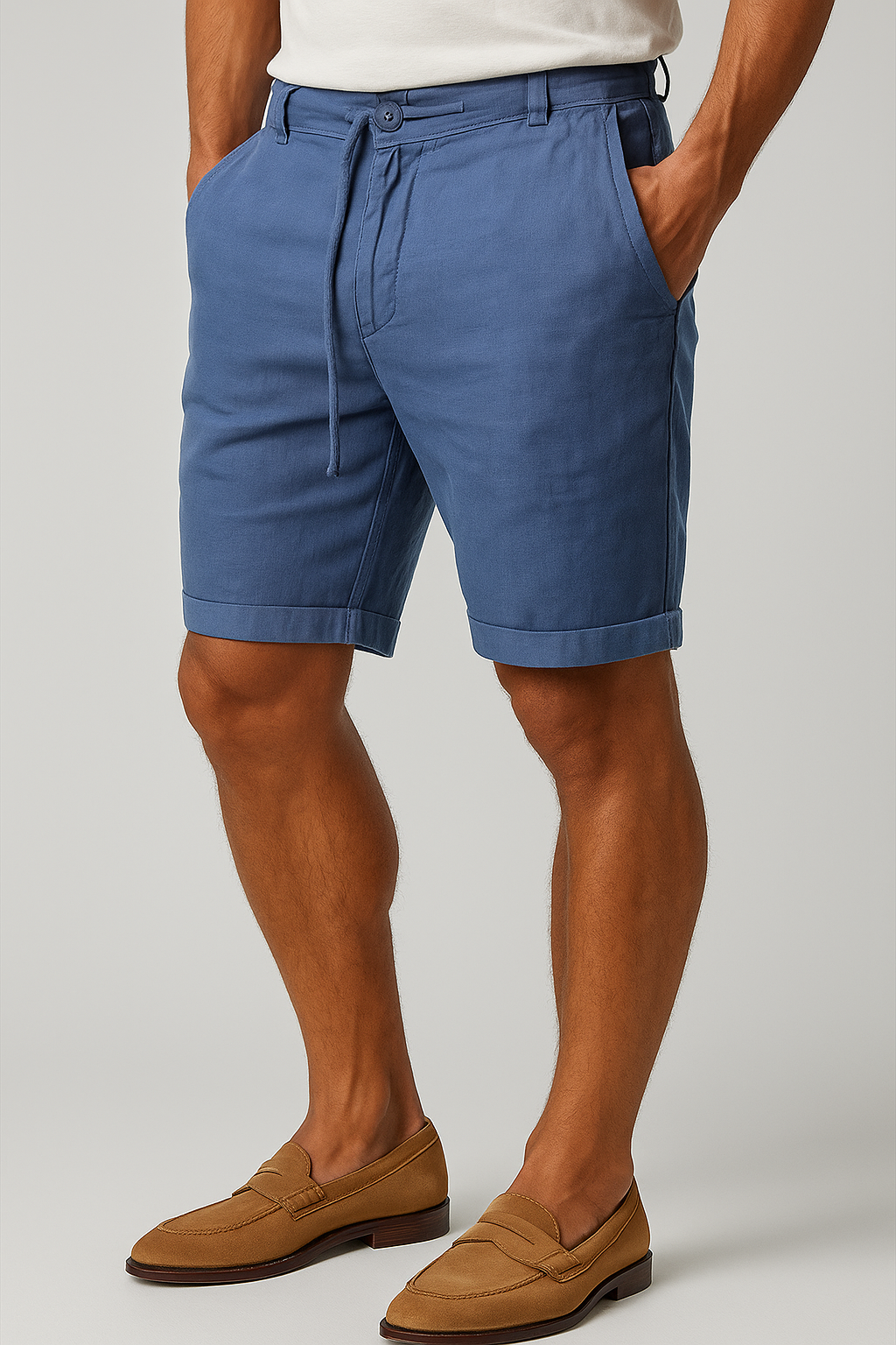 Luftige Leinen-Shorts für Herren