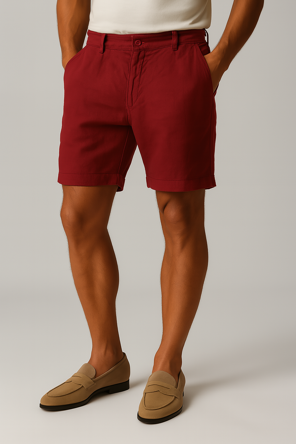 Luftige Leinen-Shorts für Herren