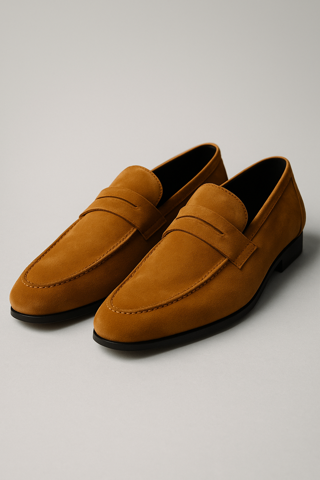 Suede Penny Loafers für Herren