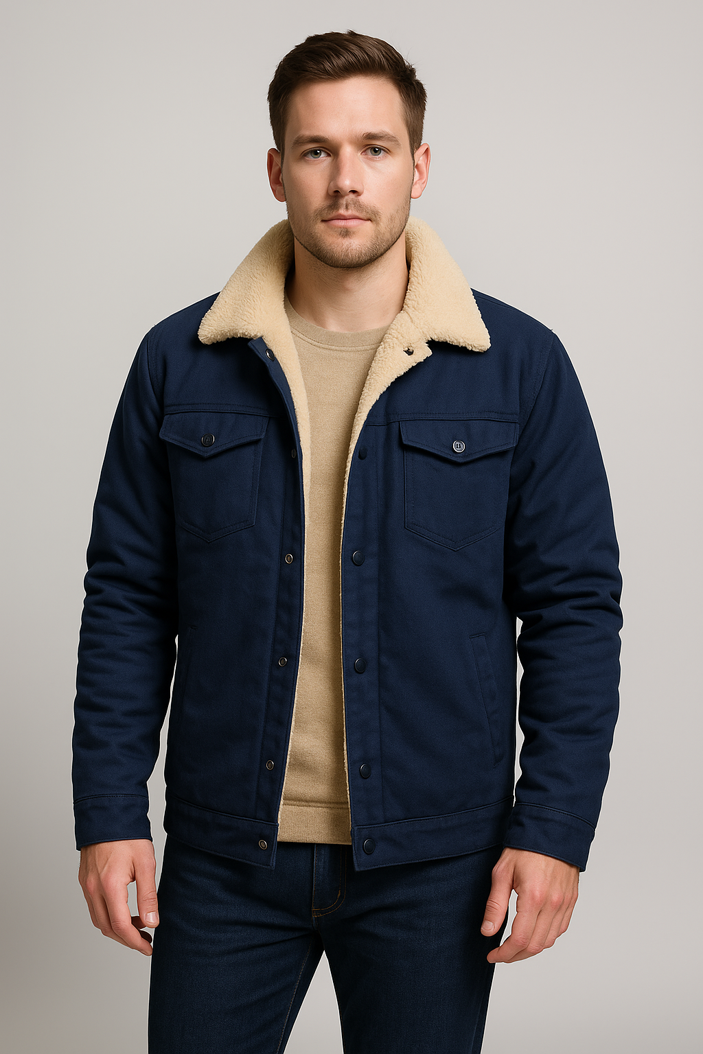 Bomber Sherpa Jacke für Herren