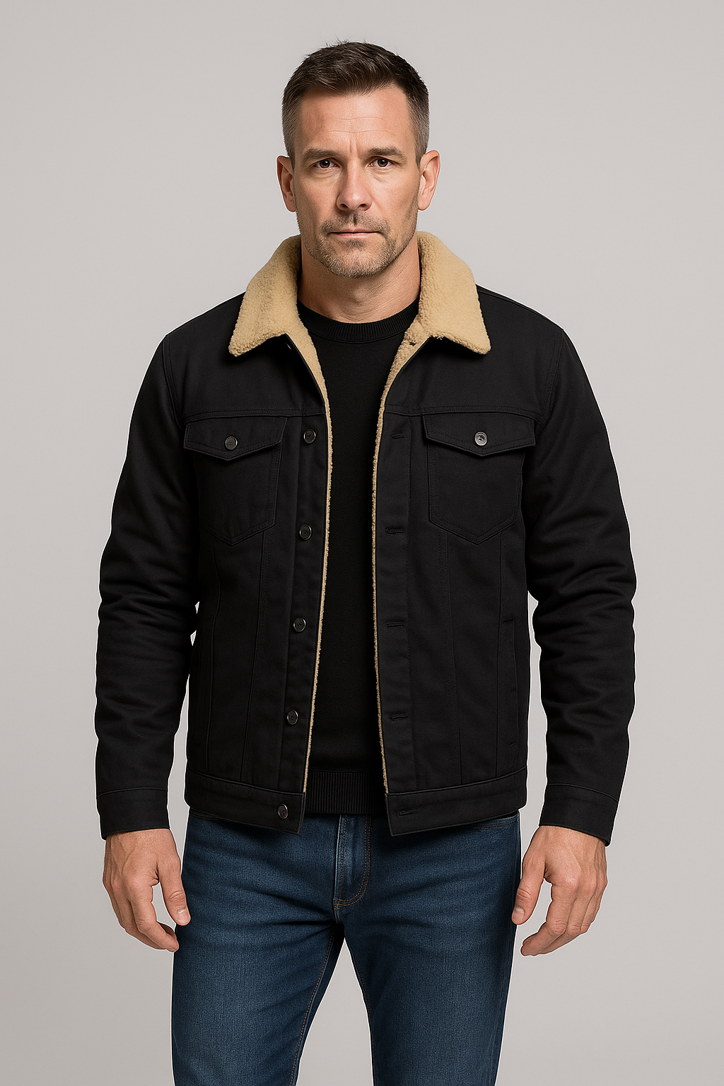Bomber Sherpa Jacke für Herren