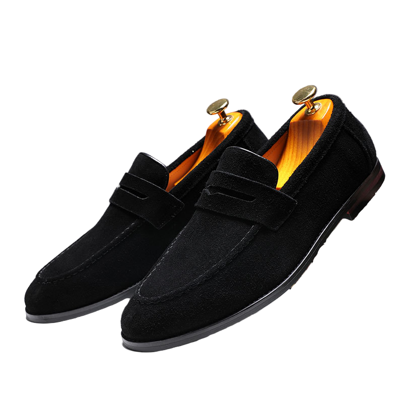 Wildleder-Penny-Loafer