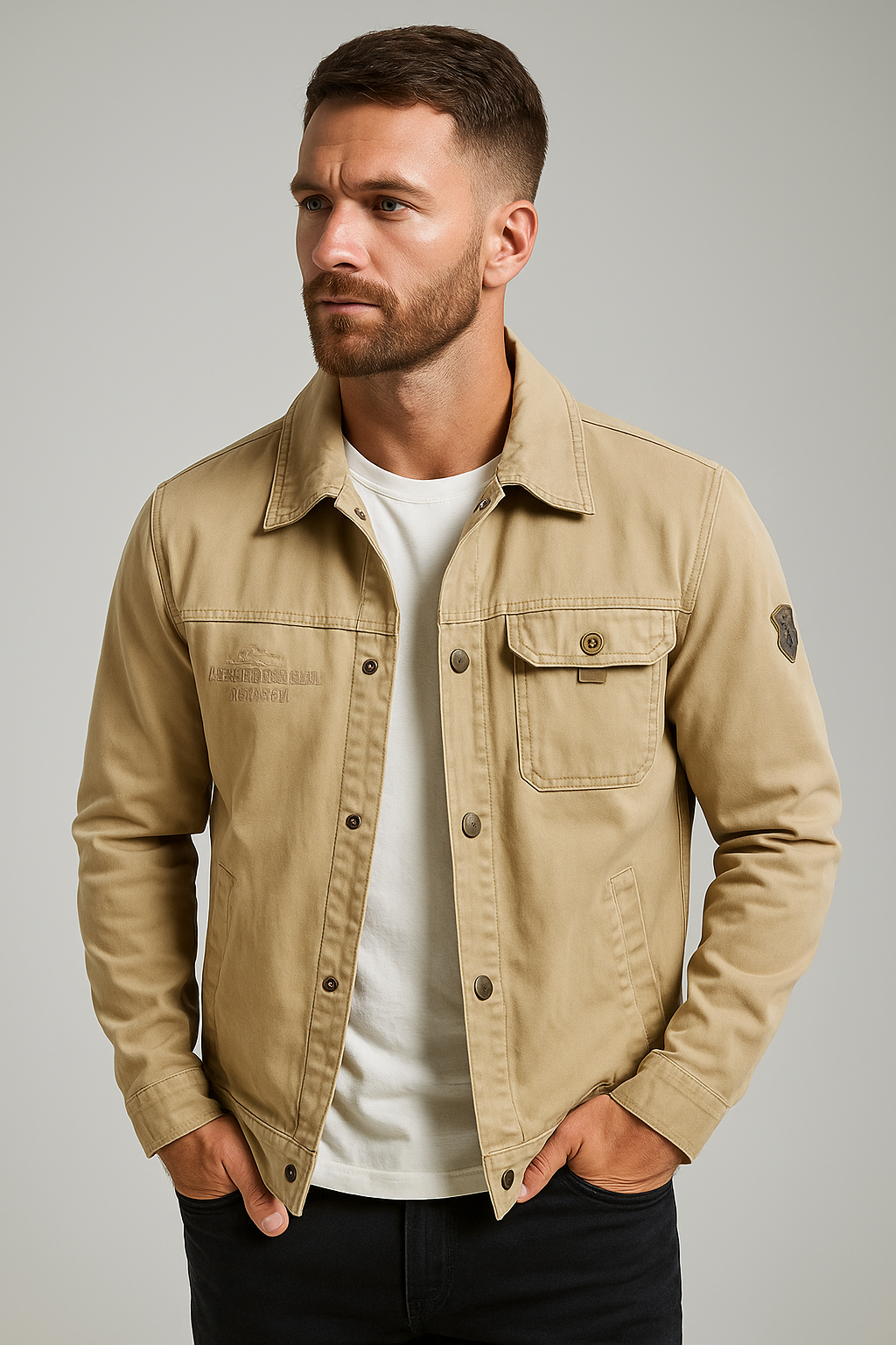 Vintage Militär Sommerjacke für Herren
